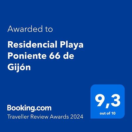 Appartamento Residencial Playa Poniente 66 De Gijón Esterno foto