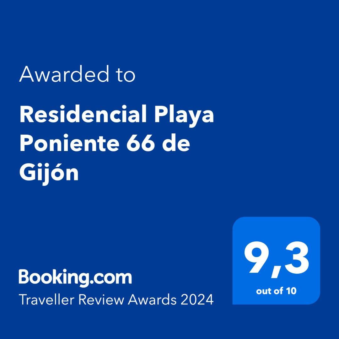 Appartamento Residencial Playa Poniente 66 De Gijón Esterno foto